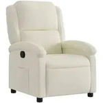 vidaXL Relaxsessel Creme Samt