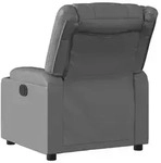 vidaXL Relaxsessel Grau Kunstleder