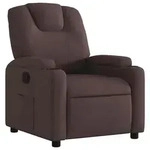 vidaXL Relaxsessel Dunkelbraun Stoff