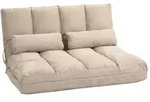 HOMCOM - Bodensofa - 102L x 73B x 60H cm - beige