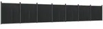 vidaXL Zaunelement Grau 1218x186 cm WPC