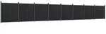 vidaXL Zaunelement Grau 1391x186 cm WPC
