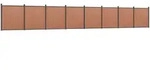 vidaXL Zaunelement Braun 1391x186 cm WPC