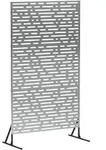 vidaXL Sichtschutz 100 x 50 x 180 cm Verzinkter Stahl Silber