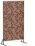 vidaXL Sichtschutz 100 x 50 x 180 cm Wetterfeststahl Rostoptik