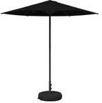 vidaXL Garten-Schirm mit Fu&szlig; 230 x 230 cm Polyester Rechtwinklig