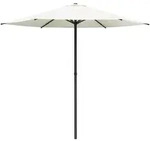 vidaXL Gartensonnenschirm 230 x 230 cm Polyester Rechtwinklig Creme