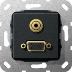 Gira VGA Miniklinke sw matt 565910