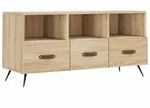 vidaXL TV-Schrank Sonoma-Eiche 102x36x50 cm Holzwerkstoff