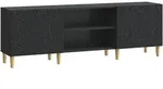 vidaXL TV-Schr&auml;nk 150 x 31 x 50 cm Schwarz Holzwerkstoff