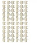 Ritzenhoff 60x Jasper Kaffeebecher 250ml H10,4cm Vanille Tee-Tassen 60 Personen