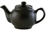 Price & Kensington Teekanne 450 ml Steingut matt schwarz, f&uuml;r 2 Tassen