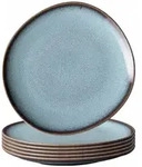 like. by Villeroy & Boch Lave glac&eacute; Brotteller 17,6 x 16,8 cm 6er Set