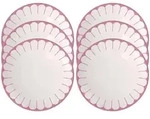 Villeroy & Boch Fleur Cassis Fr&uuml;hst&uuml;cksteller &oslash; 21,2 cm 6er Set