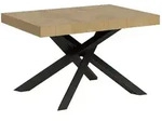 Itamoby Ausziehbarer Tisch 90 x 130/234 cm, Gestell Volantis Quercia Natura...