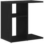 vidaXL Beistelltisch Schwarz Eichen-Optik 50 x 30 x 50 cm