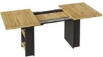 OKWISH Sideboard-Schreibtisch aus MDF in Naturholzoptik, 120-160x80x75 cm,...