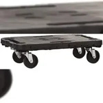 Art Plast ArtPlast - Rollplattform 48x29x12,5 cm in Farbe Schwarz -...