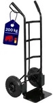 PROREGAL Sackkarre ODIN ALL BLACK mit klappbarer Schaufel, pannensichere...