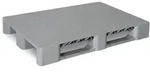 BRB Schwerlastpalette mit 3 Kufen, LxBxH 1200x800x155 mm, grau, ohne...