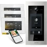HD Video T&uuml;rsprechanlage mit Touchscreen und RFID f&uuml;r 1 Familienhaus, 3x...
