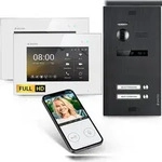 HD Video T&uuml;rsprechanlage mit App f&uuml;r 2 Familienhaus, 2x Monitor, Balter EVO...