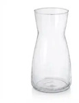 Relaxdays Blumenvase, Glasvase f&uuml;r Blumen, Tischvase aus Klarglas, hohe Dekovase,