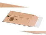 smartboxpro 100 Versandtaschen aus Wellpappe, 158 x 203 x 28 mm, CD braun