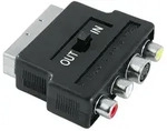 Hama AV Scart-Adapter Scart-Stecker - Cinch/S-Video