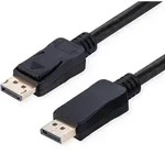 VALUE DisplayPort Kabel, v2.1, 16K, 54Gbit/s, DP ST - ST, schwarz, 1 m