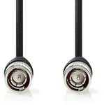 Nedis BNC-Videokabel - BNC-Stecker - BNC-Stecker - Vernickelt - 75 Ohm - 5.00 m -