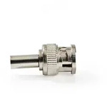 Nedis BNC-Stecker - Gerade - Stecker - Vernickelt - 50 Ohm - Kr&auml;useln -
