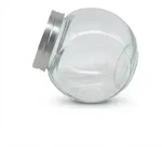 Relaxdays Bonbonglas, 5er Set, 650 ml, Vorratsgl&auml;ser f&uuml;r S&uuml;&szlig;igkeiten, Candy Bar,
