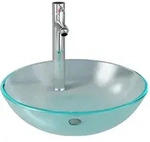 vidaXL Badezimmer Waschbecken Wasserhahn Ablaufgarnitur aus mattiertem