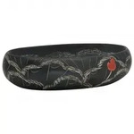 vidaXL Aufsatzwaschbecken Schwarz Oval 59x40x15 cm Keramik