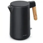 Arendo Wasserkocher 1,5 L, 2200 W, Edelstahl doppelwandig, Cool-Touch,...