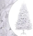 vidaXL K&uuml;nstlicher Weihnachtsbaum Klappbar mit St&auml;nder Wei&szlig; 240 cm