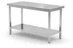 Hendi Arbeitstisch Kitchen Line mit Grundboden 1400x700x850mm