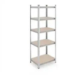 Relaxdays Schwerlastregal 2er Set, 500 kg, Stahl, Lagerregal, Keller, Garage, zum