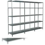 SCHULTE Regalwelt Steck-Grund-/ u 2 Anbauregale, 15 B&ouml;den, 2000x3000x500, verz.