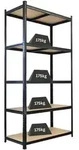 Proregal Schwerlastregal Giant Ragnar | HxBxT 200x100x50cm | 5 MDF-Platten-Ebenen 