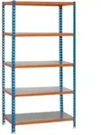 PROREGAL Schwerlastregal Big Metal Shark | HxBxT 200x120x40cm| Fachlast 200kg 