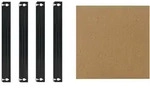 shelfplaza BLACK 60x60 cm Fachboden-Set in schwarz f&uuml;r BLACK Schwerlastregale...