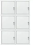 PROREGAL Mega Deal 6x Schlie&szlig;fachw&uuml;rfel Cubic XL, HxBxT 45x45x45cm, Grau, Spind