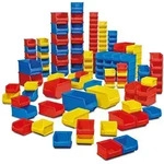 BRB 100 Sichtboxen Profi (55 LB6, 35 LB5, 10 LB4), Industriequalit&auml;t, bunt