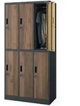 Jan Nowak Umkleideschrank Spind IGOR 6 Abteile, Etikettenhalter | Umkleidespind