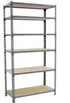 PROREGAL Schwerlastregal Giant Muli | HxBxT 250x100x40cm | Fachlast 150kg |...