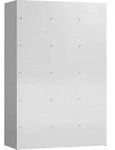 ClassiX Schlie&szlig;fachschrank, 3 Abteile &agrave; 5 F&auml;cher, 1800 x 1185 x 500 mm,...