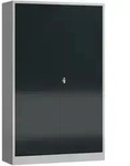 Metallschrank abschlie&szlig;bar Fl&uuml;gelt&uuml;renschrank 1945 x 1200 x 600 mm