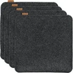 4 er Set Sitzkissen 4 Sitzauflage mit Antirutschnoppen 35 x 35 cm